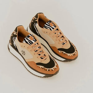 POPA Suede Animal Sneakers