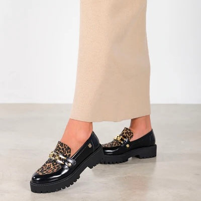 POPA Leopard Loafers