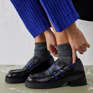 Miista Blue Loafers