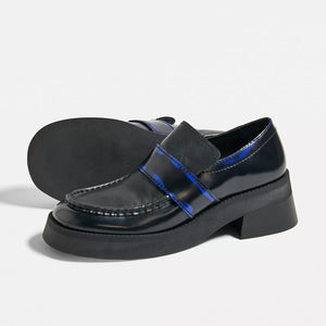 Miista Blue Loafers