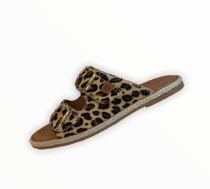 POPA LEOPARD PRINT SANDALS