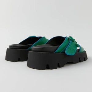 Miista Lacey Green Sandals