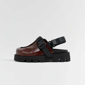 Miista Clive Burgundy Mule