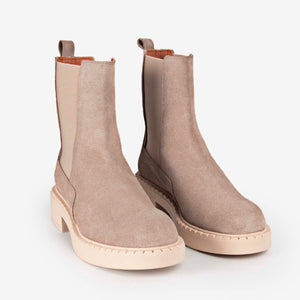 POPA Beige Suede Boots