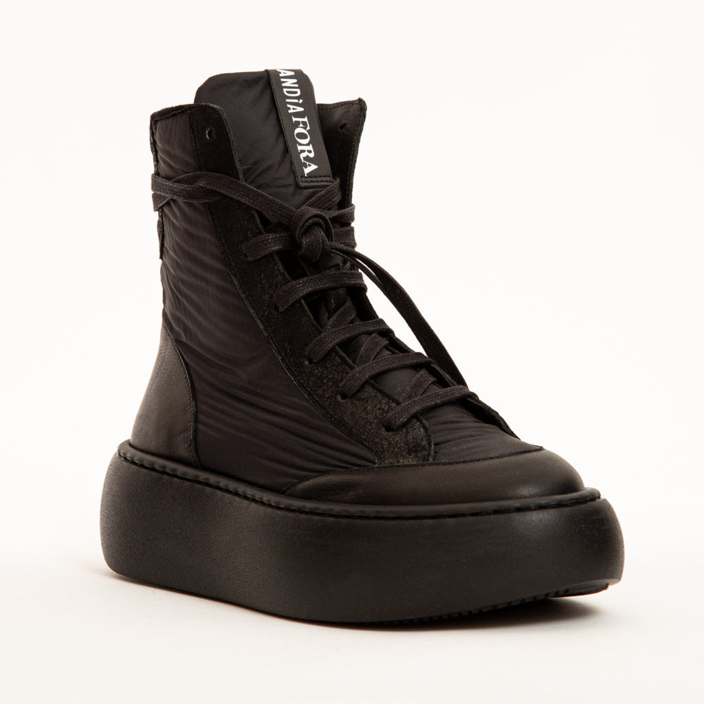 ANDIA FORA JAZZY NERO DENVER SNEAKERS – Doppio Shoes