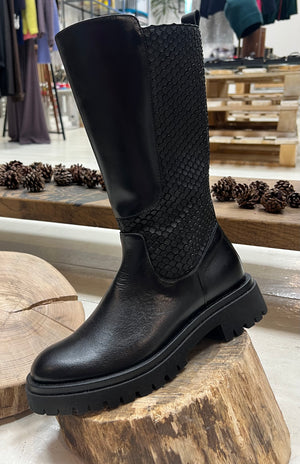 Le Bohemien Black Ankle Boots
