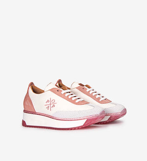 POPA Sneaker Serraje & Nylon Rose