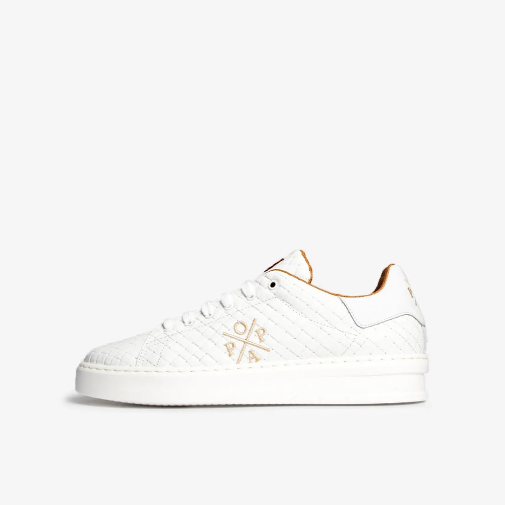 POPA Woven White Sneaker