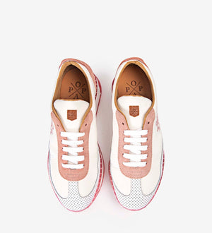 POPA Sneaker Serraje & Nylon Rose